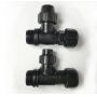 Ferrule Tee with Stainless Steel Cutter for PVC &PE Pipe