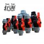 PP Compression Valve for PE Pipe Irrigation Ball Valve Blue