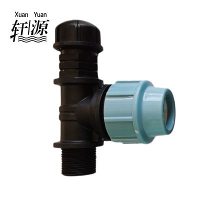 Tapping Ferrule Tee with Chrome-plating Cutter for PVC &PE Pipe